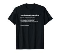 Dizionario College Majors Studente di Design della Moda Maglietta