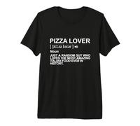 Dizionario dell'amante della Pizza Maglietta Premium
