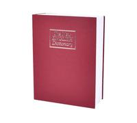 Dizionario delle cassette sicurezza Armadietto con chiavi sicurezza Libro dei soldi Organizzatori archiviazione contanti Cassetta sicurezza Cassette sicurezza per gioielli