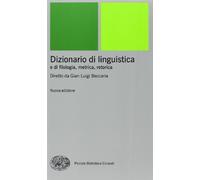 Dizionario di linguistica e di filologia, metrica, retorica