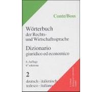 Dizionario Giuridico Ed Economico Tedesco-Italiano: Vol. 2