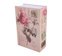 Dizionario Libro Segreto Cassetta di Sicurezza Cassetta di Sicurezza a Forma di Dizionario Libro Segreto Nascosto Cassetta di Sicurezza per Gioielli in Contanti(Rose Diary Type)