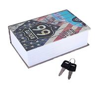 Dizionario Secret Cash Safe Box, Libro Falso per Sicurezza con Chiave di Blocco, Nascondiglio Discreto per Oggetti di Valore for Uso Domestico