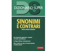 Dizionario sinonimi e contrari della lingua italiana