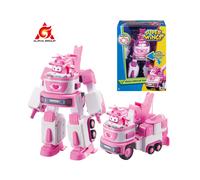 (Dizzy)Super Wings 7" Robot serie 2" Transform Robot Mini Action Figure Giocattolo Trasformabile Carrello Elevatore