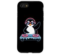 Dj Animal Pinguino Con Cuffie E Mixer Custodia per iPhone SE (2020) / 7 / 8