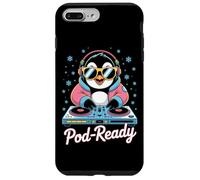 Dj Animale Pod-Ready Pinguino Musica Festa Custodia per iPhone 7 Plus/8 Plus