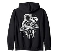 DJ Astronauta, Infinito e Oltre, Musica, Design Bianco, Divertimento Felpa con Cappuccio