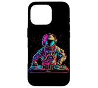DJ Astronauta Space EDM Techno House Music Disco in vinile Custodia per iPhone 16 Pro