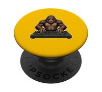 DJ Bigfoot - Cool Sasquatch con musica da sole PopSockets PopGrip Adesivo