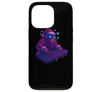 DJ Bigfoot Natale Divertente Techno Rave EDM Regalo Custodia per iPhone 13 Pro