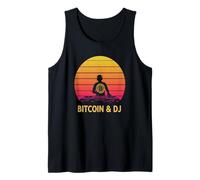 DJ Bitcoins Art Music Amante Design Blockchain batte Bitcoin Canotta