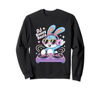 DJ Bunny Beats Animale Divertente DJ Felpa
