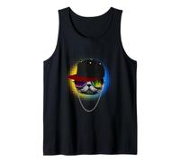 DJ Cat And Music Funny Cute Kitten Cats Lovers Canotta