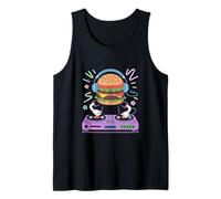 Dj Cibo Mix Divertente Burger Canotta
