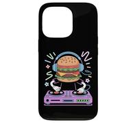 Dj Cibo Mix Divertente Burger Custodia per iPhone 13 Pro