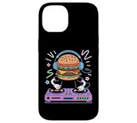 Dj Cibo Mix Divertente Burger Custodia per iPhone 14