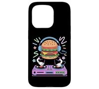 Dj Cibo Mix Divertente Burger Custodia per iPhone 15 Pro