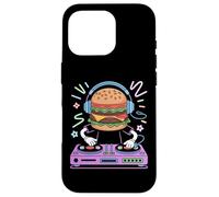 Dj Cibo Mix Divertente Burger Custodia per iPhone 16 Pro