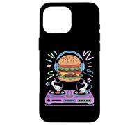 Dj Cibo Mix Divertente Burger Custodia per iPhone 16 Pro Max