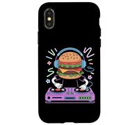 Dj Cibo Mix Divertente Burger Custodia per iPhone X/XS