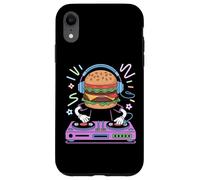 Dj Cibo Mix Divertente Burger Custodia per iPhone XR