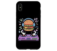 Dj Cibo Mix Divertente Burger Custodia per iPhone XS Max