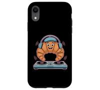 Dj Croissant Con Cuffie E Mixer Custodia per iPhone XR
