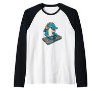 DJ Dolphin sui Ponti Maglia con Maniche Raglan