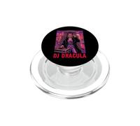 DJ Dracula Vampire Disc Jockey Giradischi Vinili Spaventoso Donna PopSockets PopGrip per MagSafe