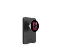 DJ Dracula Vampire Disc Jockey Giradischi Vinili Spaventoso Donna PopSockets PopWallet per MagSafe
