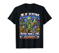 DJ Extraterrestre Corsa Rave Divertente Alien Bootleg Maglietta