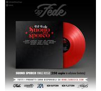 DJ FEDE - SUONO SPORCO - LP ROSSO NUOVO NEW RAPFORM NUMERATO