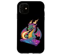 Dj Fiaba Drago Magico Fiamme Musicali Custodia per iPhone 11