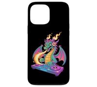 Dj Fiaba Drago Magico Fiamme Musicali Custodia per iPhone 13 Pro Max