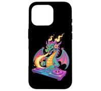 Dj Fiaba Drago Magico Fiamme Musicali Custodia per iPhone 16 Pro