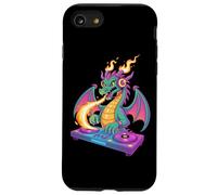 Dj Fiaba Drago Magico Fiamme Musicali Custodia per iPhone SE (2020) / 7 / 8