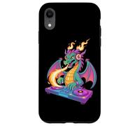 Dj Fiaba Drago Magico Fiamme Musicali Custodia per iPhone XR