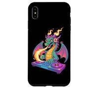 Dj Fiaba Drago Magico Fiamme Musicali Custodia per iPhone XS Max