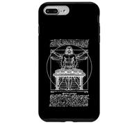 DJ Giradischi Vitruviano Uomo Leonardo Da Vinci Club Music Custodia per iPhone 7 Plus/8 Plus