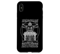 DJ Giradischi Vitruviano Uomo Leonardo Da Vinci Club Music Custodia per iPhone XS Max