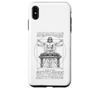 DJ Giradischi Vitruviano Uomo Leonardo Da Vinci Club Music Custodia per iPhone XS Max