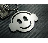 Dj Happy Portachiavi Key Mc Radio Casa Garage Musica Disco Ponti Acciaio Regalo