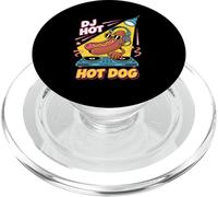Dj Hot Dog Cibo Divertente Musica Party PopSockets PopGrip per MagSafe