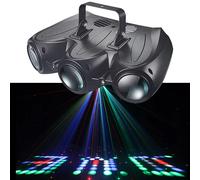 DJ Light Proiettore di luce Lazer per dirigibile a tre teste Colorato 192 LED Modelli RGBW Luci ad effetto scenico per spettacoli di club di nozze per feste