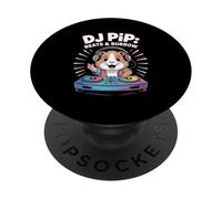 Dj Pip Beats Burrow Piccolo Divertimento Musicale PopSockets PopGrip Adesivo