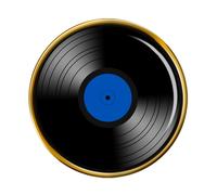 Dj Record Blue Label Spilla