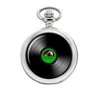 Dj Record Verde Etichetta Orologio da Tasca