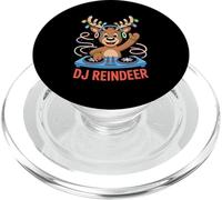 Dj Renna Natale Musica Felice Divertente PopSockets PopGrip per MagSafe