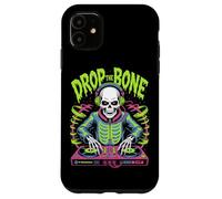 DJ Scheletro Halloween Drop The Bone Party Custodia per iPhone 11